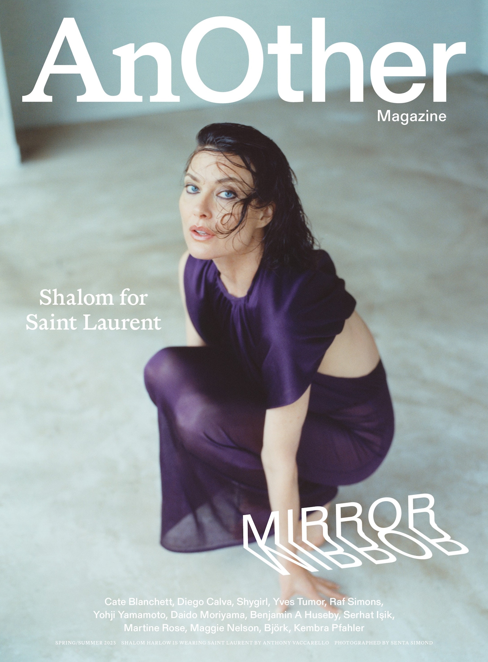 Shalom Harlow for AnOther Magazine Spring/Summer 2023